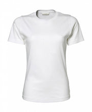 Cargar imagen en el visor de la galería, Camiseta de mujer color blanco algodón 220 gr/m2
