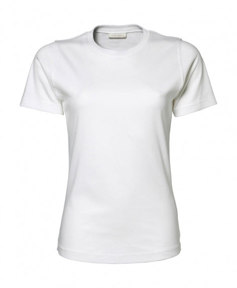 Camiseta de mujer color blanco algodón 220 gr/m2